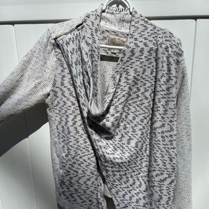 Lucky Brand sweater, size M, zips to close, or wear open